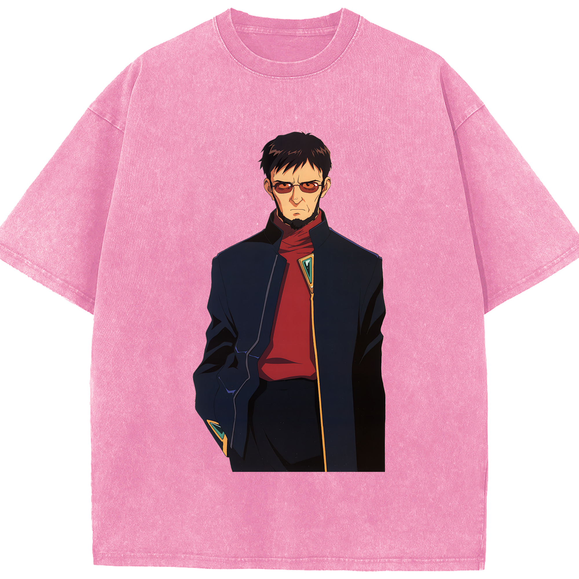 （画像用） EVA 新世紀エヴァンゲリオン 綿100% ヴィンテージ風 半袖Tシャツ（フロントプリント）